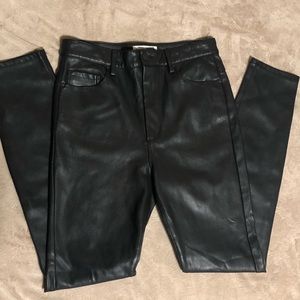 Zara Faux Leather Skinny Pants